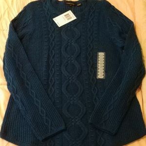 NWT Jeanne Pierre Blue Sweater